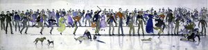 Winterspelen door Charles Altamont Doyle