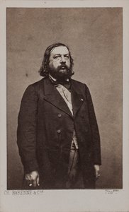 Portret van de dichter Théophile Gautier 1811-1872, 1872 door Charles Amédée Barenne
