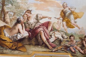 De rust van Diana onder de nimfen (Il riposo di Diana tra le Ninfe)