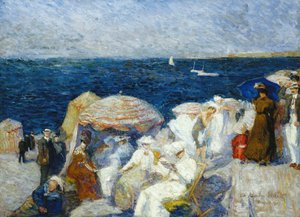 Op het strand, Dieppe, 1907