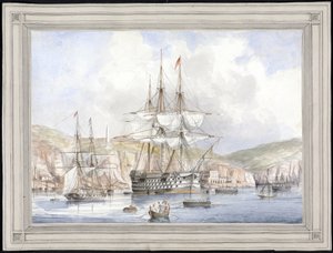 Uitzicht op Malta door Charles Andrew Dyce