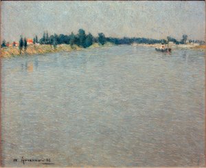 De Seine - de ochtend door Charles Angrand