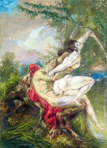 Jupiter en Antiope, uit Histoire Universelle door Charles Antoine (attr. to) Coypel