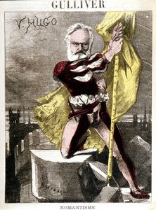 Cartoon van Victor Hugo door Georges Montbard - 