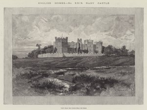 Kasteel Raby, Uitzicht vanaf de Velden bij de Weg