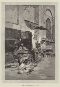 Zadel- en Harnasmakerij in Caïro door Charles Auguste Loye
