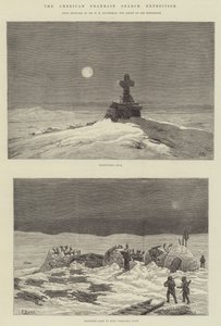 De Amerikaanse Franklin Zoekexpeditie door Charles Auguste Loye