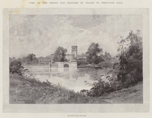 Bezoek van de Prins en Prinses van Wales aan Trentham Hall