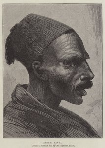 Zebehr Pasha door Charles Auguste Loye