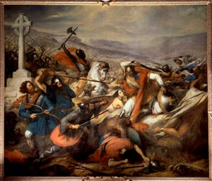 De slag bij Poitiers, 25 oktober 732