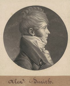 Alexander Smith door Charles B. J. Févret de Saint Mémin