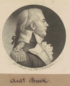 Anthony Breck door Charles B. J. Févret de Saint Mémin