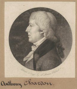 Anthony Chardon door Charles B. J. Févret de Saint Mémin