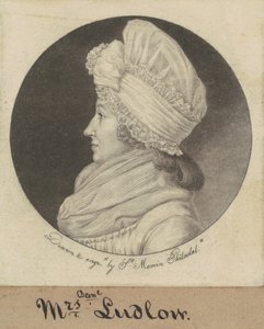 Arabella Duncan Ludlow door Charles B. J. Févret de Saint Mémin