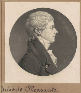 Archibald Pleasants, Jr. door Charles B. J. Févret de Saint Mémin