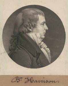 Benjamin Harrison door Charles B. J. Févret de Saint Mémin