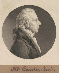 Charles Carroll door Charles B. J. Févret de Saint Mémin