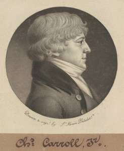 Charles Carroll, Jr. door Charles B. J. Févret de Saint Mémin