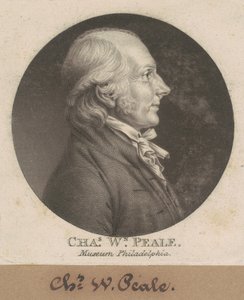 Charles Willson Peale door Charles B. J. Févret de Saint Mémin