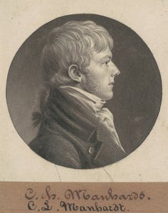 Christian Luis Mannhardt door Charles B. J. Févret de Saint Mémin