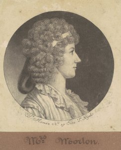 Cornelia Schuyler Morton door Charles B. J. Févret de Saint Mémin