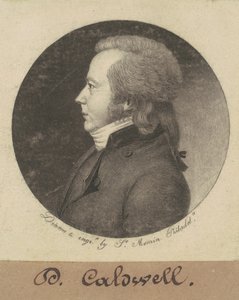 David Caldwell door Charles B. J. Févret de Saint Mémin