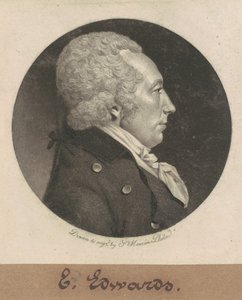 Edward Edwards door Charles B. J. Févret de Saint Mémin