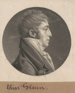 Elias Glenn door Charles B. J. Févret de Saint Mémin