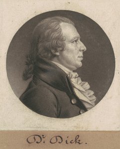 Elisha Cullen Dick door Charles B. J. Févret de Saint Mémin