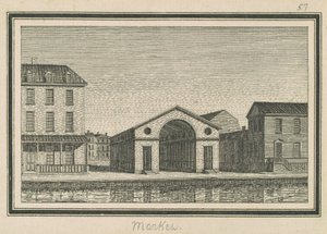 Esperanza, Markt door Charles B. J. Févret de Saint Mémin
