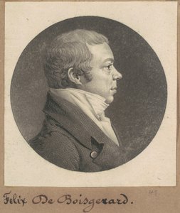 Felix Constant de Boisgerard door Charles B. J. Févret de Saint Mémin