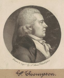 George Thompson door Charles B. J. Févret de Saint Mémin