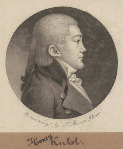 Henry Kuhl door Charles B. J. Févret de Saint Mémin