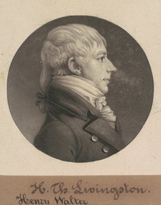 Henry Walter Livingston door Charles B. J. Févret de Saint Mémin