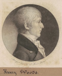 Henry Woods door Charles B. J. Févret de Saint Mémin
