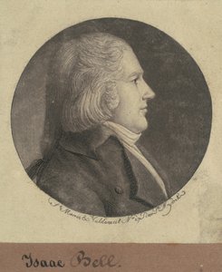 Isaac Bell door Charles B. J. Févret de Saint Mémin