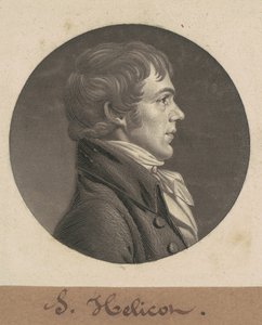 J. Ellicott door Charles B. J. Févret de Saint Mémin