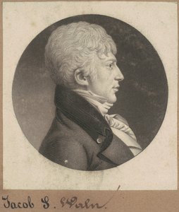 Jacob S. Waln door Charles B. J. Févret de Saint Mémin