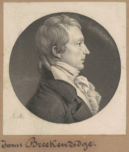 James Breckinridge door Charles B. J. Févret de Saint Mémin