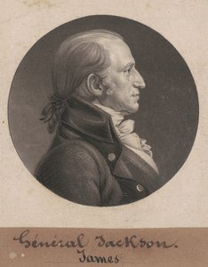 James Jackson door Charles B. J. Févret de Saint Mémin