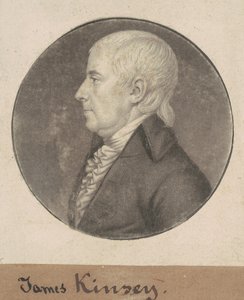 James Kinsey door Charles B. J. Févret de Saint Mémin