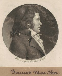 James Machir door Charles B. J. Févret de Saint Mémin