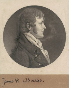 James Woodson Bates door Charles B. J. Févret de Saint Mémin