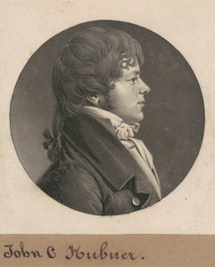 John C. Hubner door Charles B. J. Févret de Saint Mémin