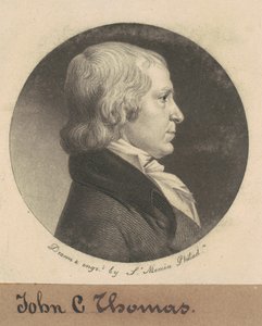 John Chew Thomas door Charles B. J. Févret de Saint Mémin