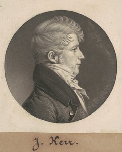 John Leeds Kerr door Charles B. J. Févret de Saint Mémin