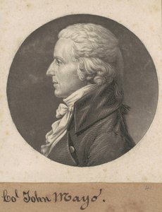 John Mayo II door Charles B. J. Févret de Saint Mémin