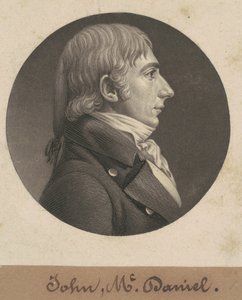 John McDaniel door Charles B. J. Févret de Saint Mémin
