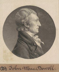 John McDowell door Charles B. J. Févret de Saint Mémin