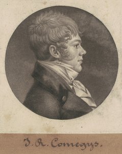 John R. Comegys door Charles B. J. Févret de Saint Mémin
